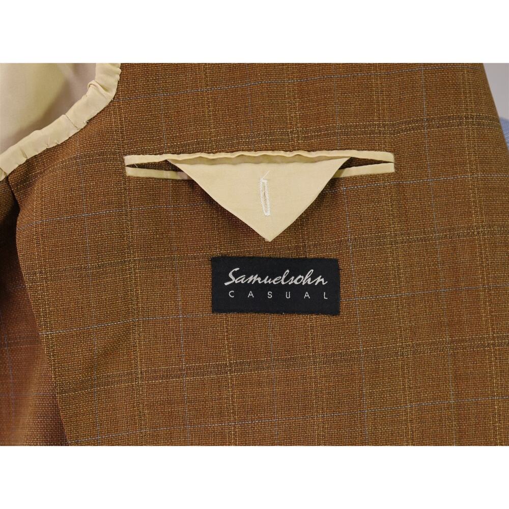 Sameulsohn Brown Checkered Patch Pocket Holland S… - image 7